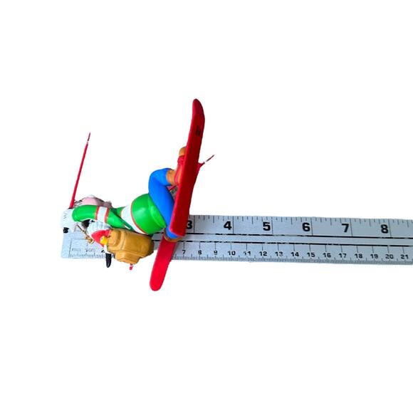Vintage Disney Goofy Skiing Christmas Ornament Hanging Holiday Decor Collectable - Picture 6 of 7